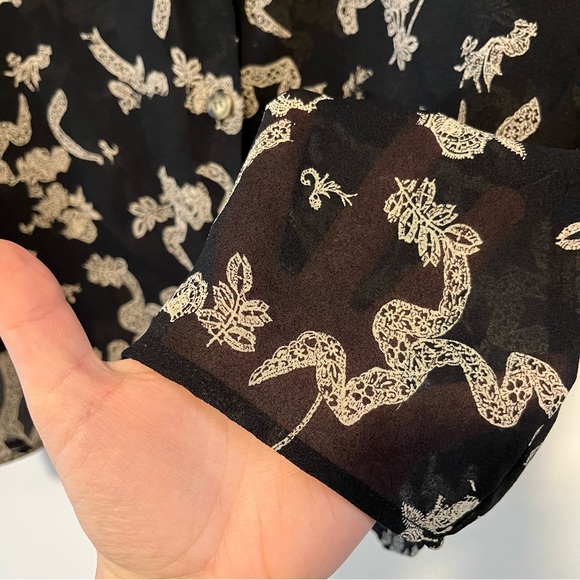 Clichy | Vintage Sheer Button Up Shirt - Picture 11 of 13